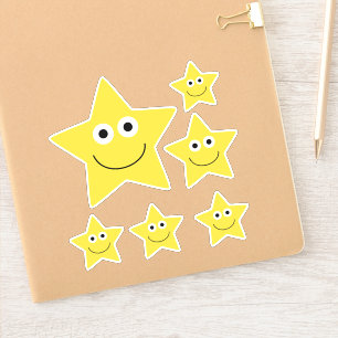 Happy Star Sticker