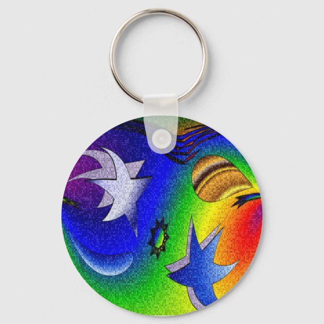 Happy Stars Keychain (Front)