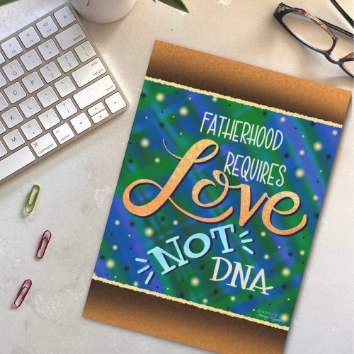 Happy Step Fatherâs Day DNA Inspirivity Card