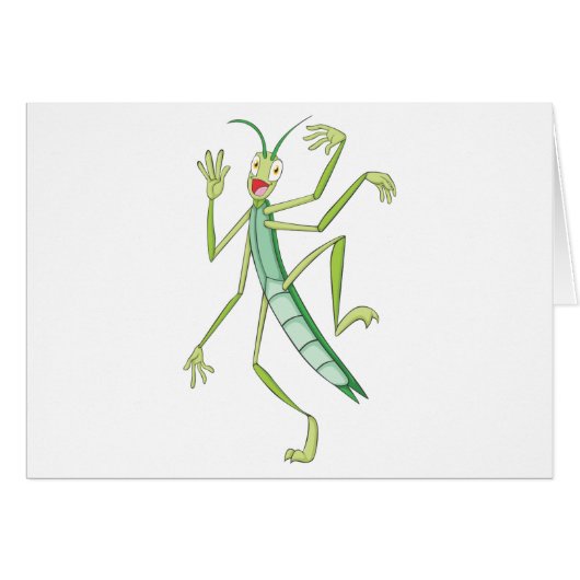 Happy Stick Insect Cards (Front Horizontal)