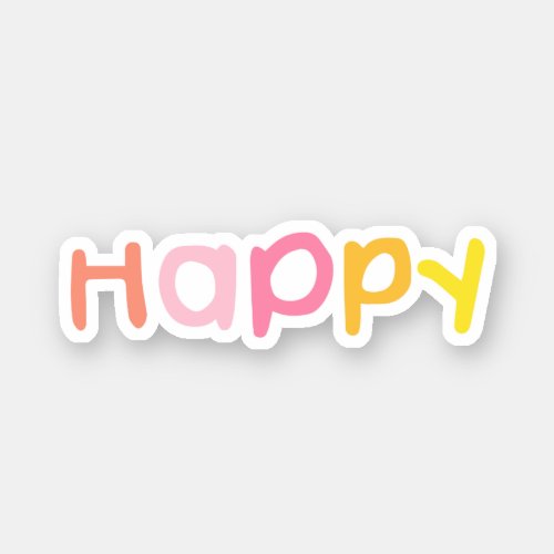 HaPpY Sticker
