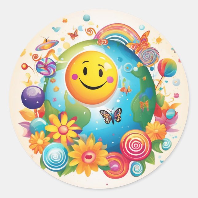 Happy Sticker (Front)