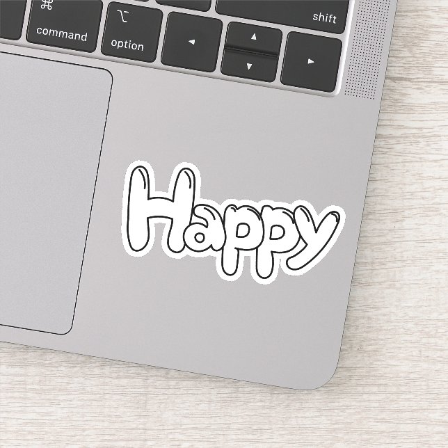 Happy Sticker (Detail)