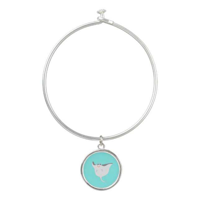 Happy Stingray Bangle Bracelet (Front)
