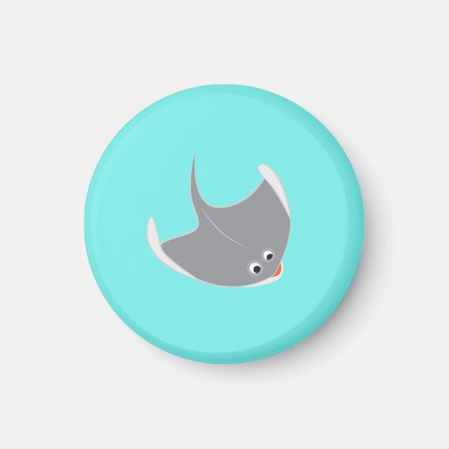 Happy Stingray Magnet (Front)