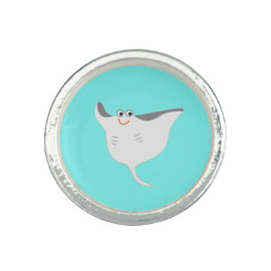 Happy Stingray Ring