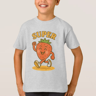 Happy Strawberry Kids Tee – Sweet & Smiley!