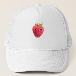 Happy Strawberry Trucker Hat