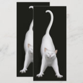 Happy Stretching Cat Bookmark (Front/Back)