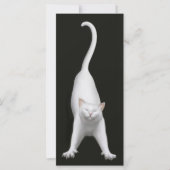 Happy Stretching Cat Bookmark (Front)