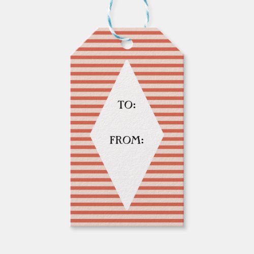 Happy Stripe Gift Tags