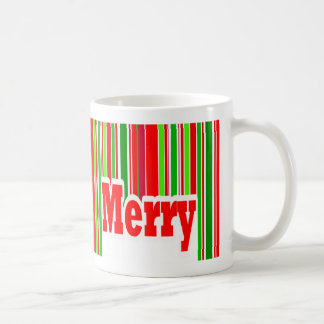 Happy Stripe MERRY Mug