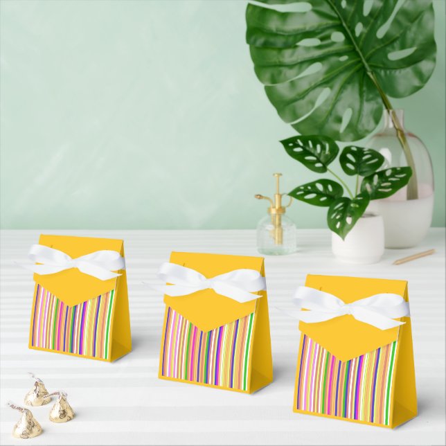 Happy Stripes Favor Boxes (Multiple)