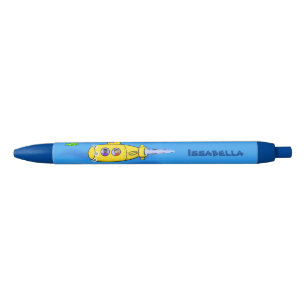 Happy submarine cartoon pen