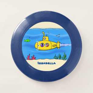 Happy submarine cartoon Wham-O frisbee