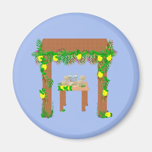 Happy Sukkot Magnet (Front)