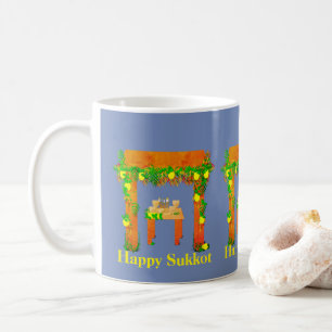 Happy Sukkot ,Personalized Coffee Mug