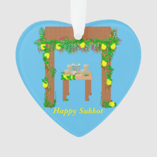 Happy Sukkot ,Personalized Ornament