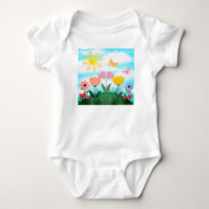 Happy Summer Day Baby Bodysuit