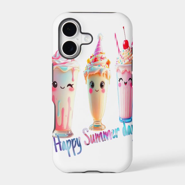 Happy Summer day  Iphone Case (Back)