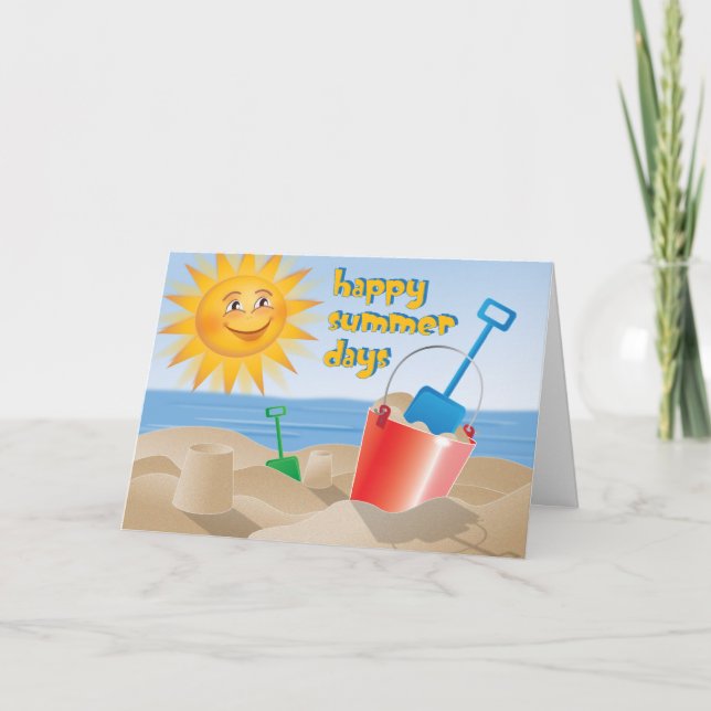 Happy Summer Days Card (Front)
