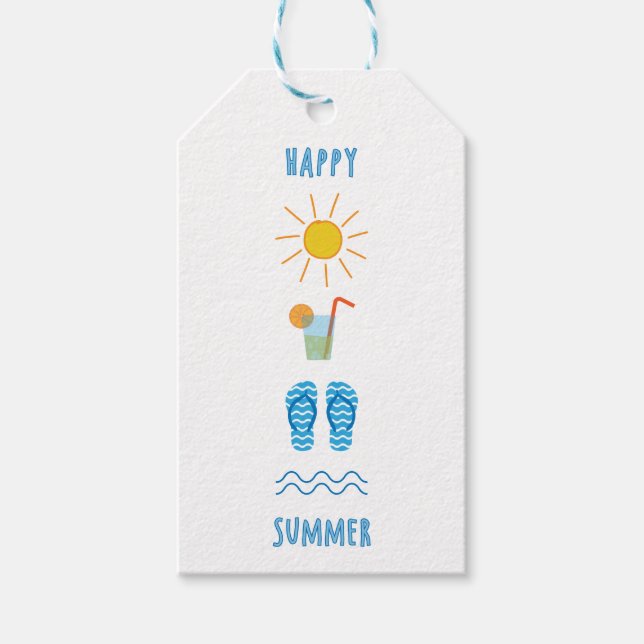 Happy Summer Gift Tag (Front)