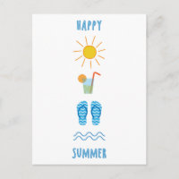 Happy Summer Postcard