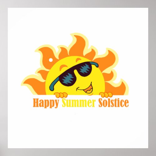 happy summer solstice 2024  poster