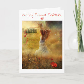 Happy Summer Solstice Card