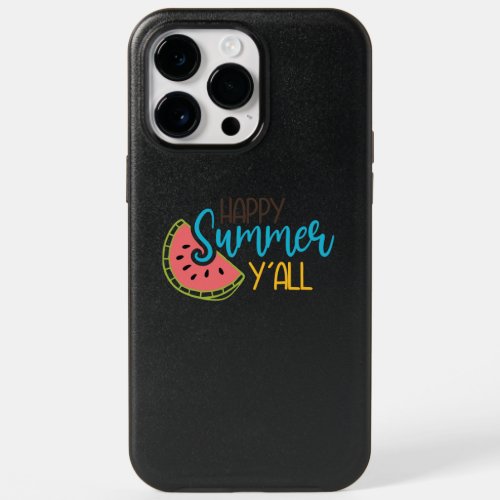 Happy Summer Yall Summer Vibes Summer Fun Sunshine OtterBox iPhone 14 Pro Max Case