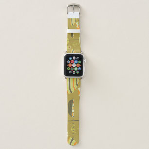 Happy Summertime Fun Seamless Pattern Apple Watch Band