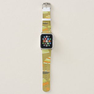 Happy Summertime Seamless Pattern Apple Watch Band