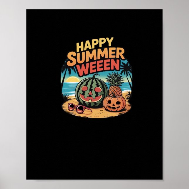 Happy Summerween Classic Poster (Front)