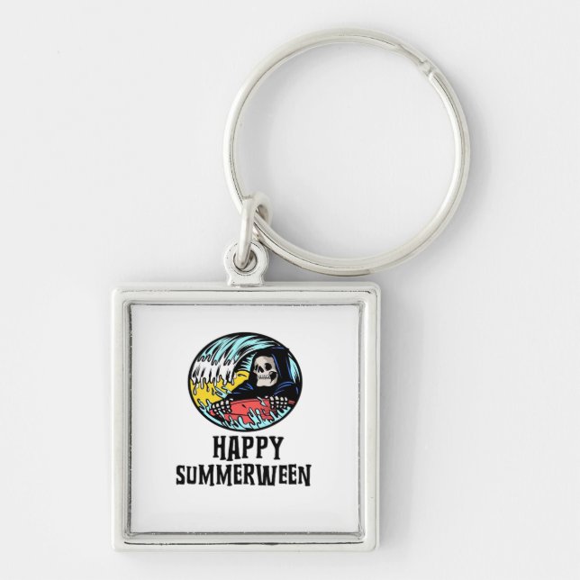 Happy Summerween Essential 2025 Keychain (Front)