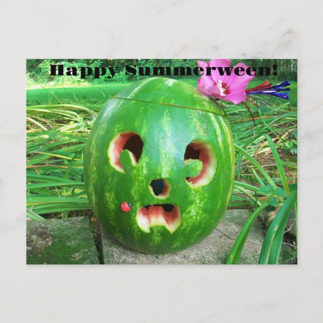 Happy Summerween!  Postcard (Front)