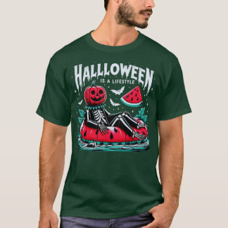 Happy Summerween Summer Watermelon Halloween is a T-Shirt
