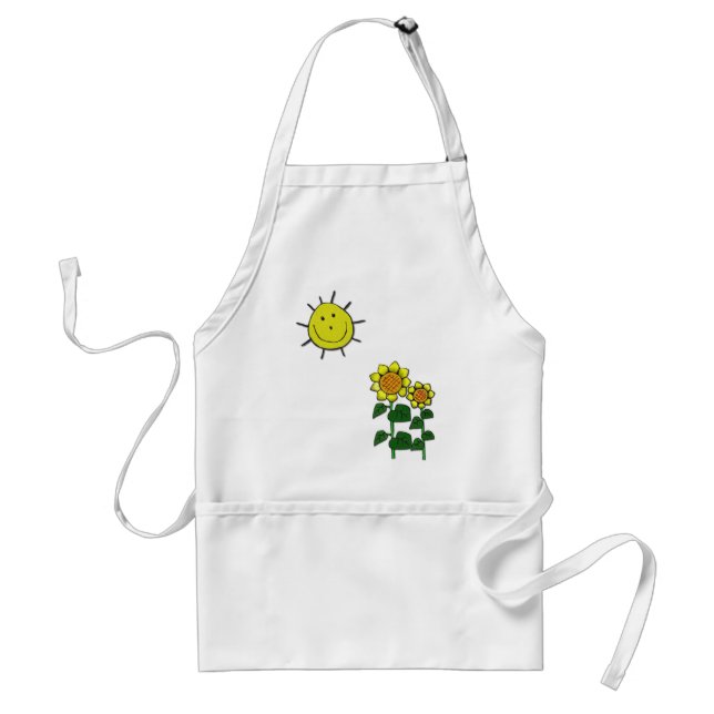 Happy Sun Adult Apron (Front)