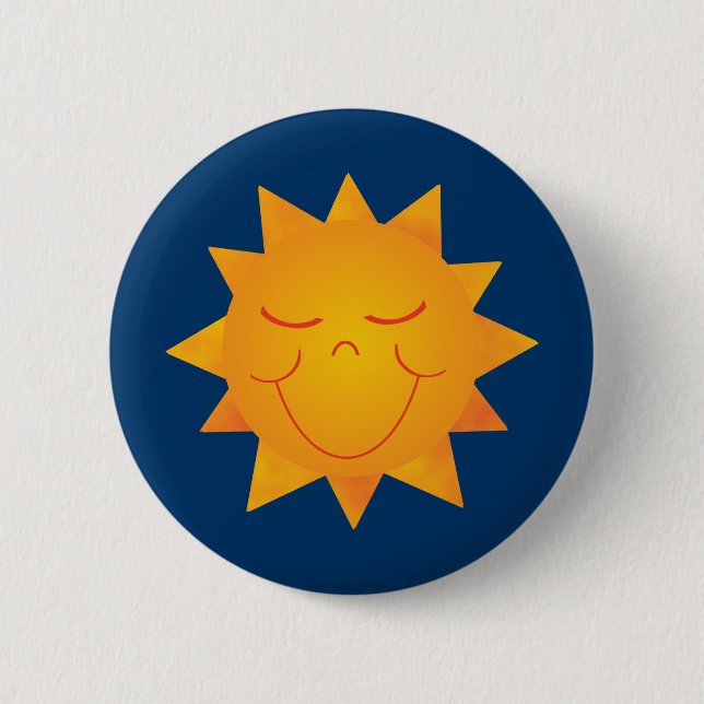 Happy Sun Button (Front)