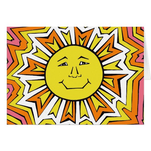 Happy Sun Cards (Front Horizontal)