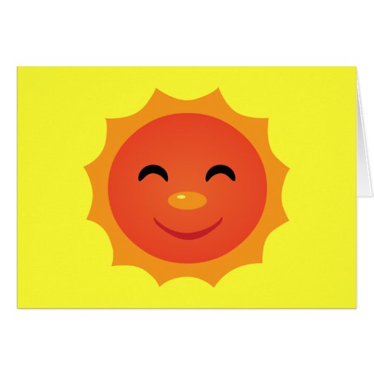 Happy Sun Cards (Front Horizontal)