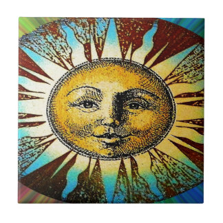 Happy Sun God Printed Gifts Tile