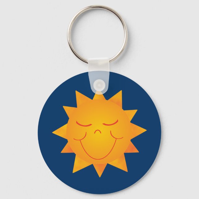 Happy Sun Keychain (Front)