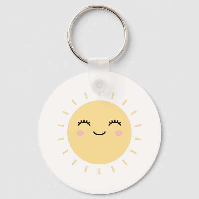 Happy Sun Keychain (Front)
