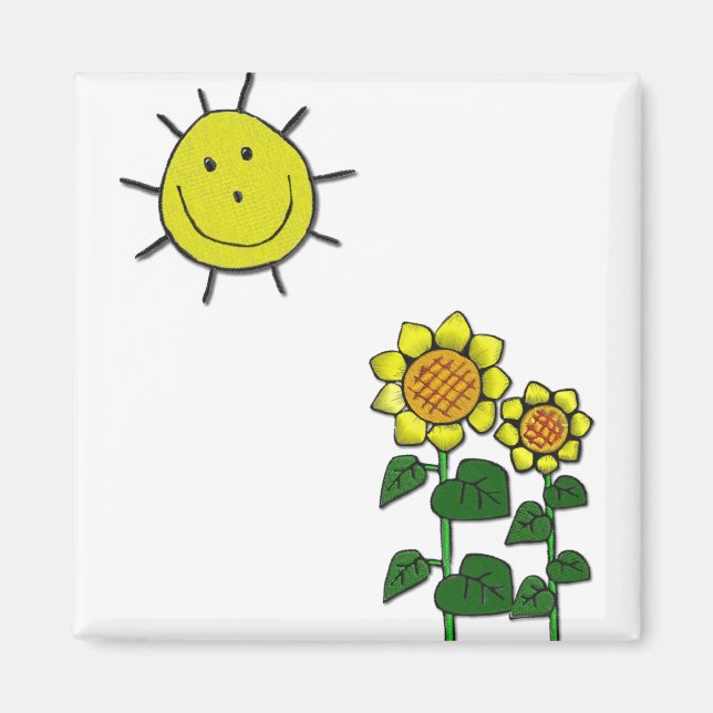 Happy Sun Magnet (Front)