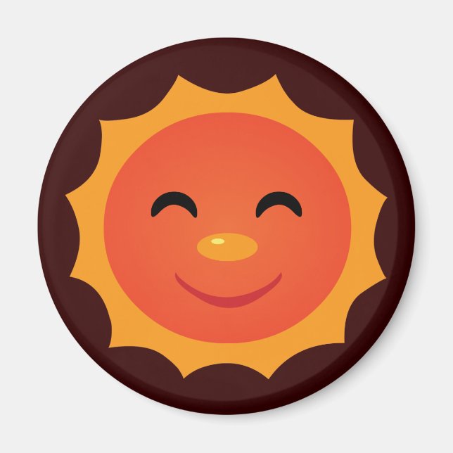 Happy Sun Magnet (Front)