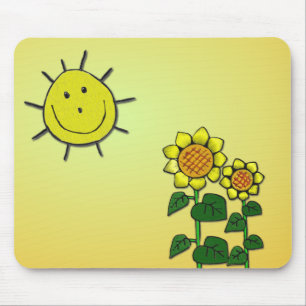 Happy Sun Mouse Pad