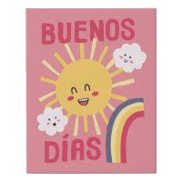 Happy Sun Nursery Art in Spanish
