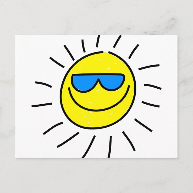 Happy Sun Postcard (Front)