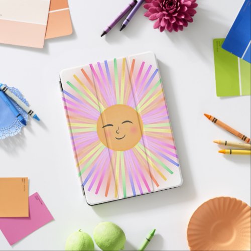 Happy Sun Rainbow Sunshine iPad Air Cover