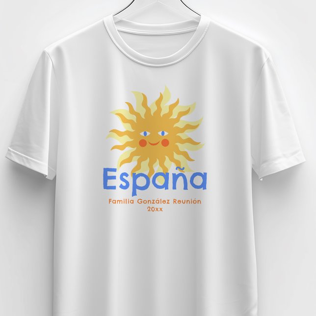 Happy Sun Spain Italy Mexico Family Reunion T-Shirt (Creator Uploaded)